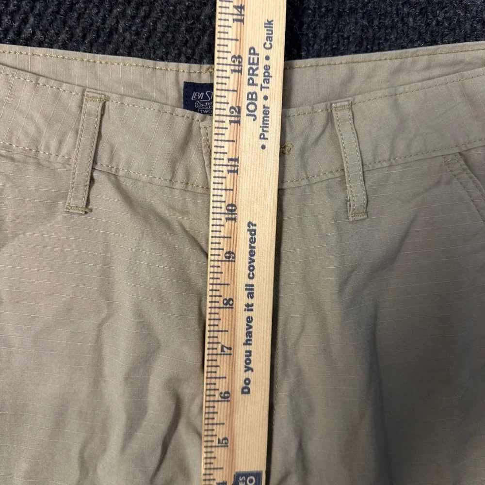 Levi Strauss Cargo Shorts Mens 30 Tan Ripstop 10